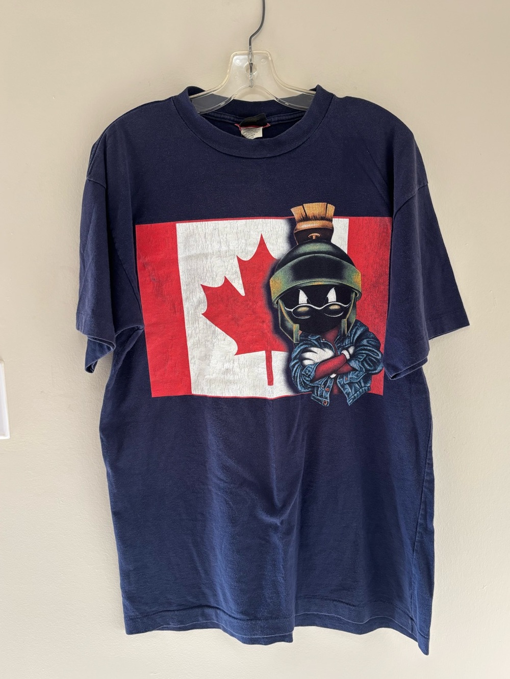 Vintage 90s Marvin the Martian Canada T-Shirt - Changes Tag - L